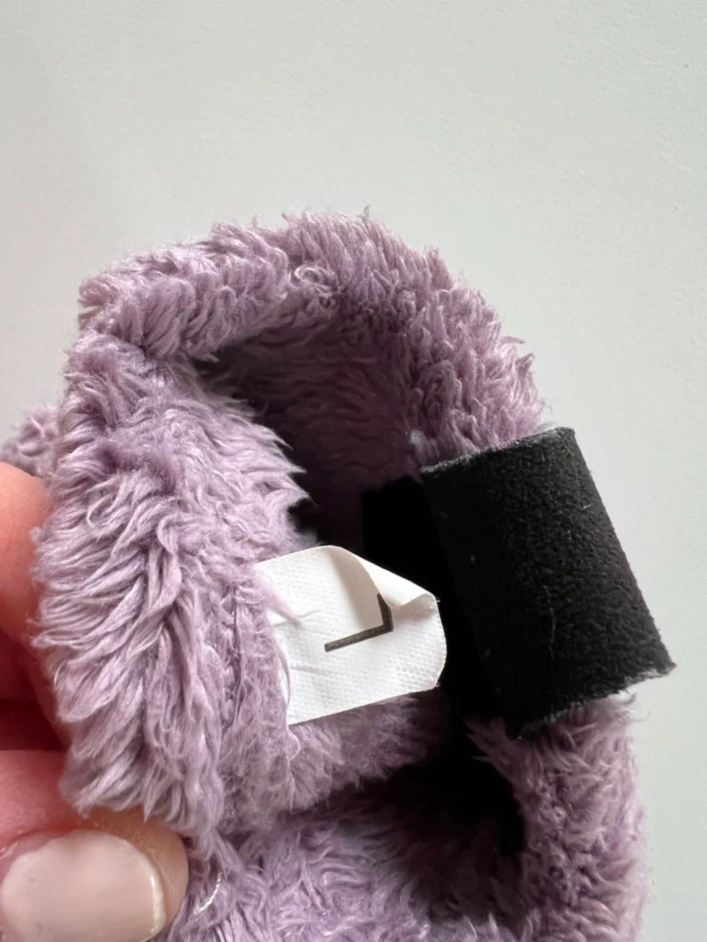 The North Face Lilac Plush Fleece Gloves with Black Palms